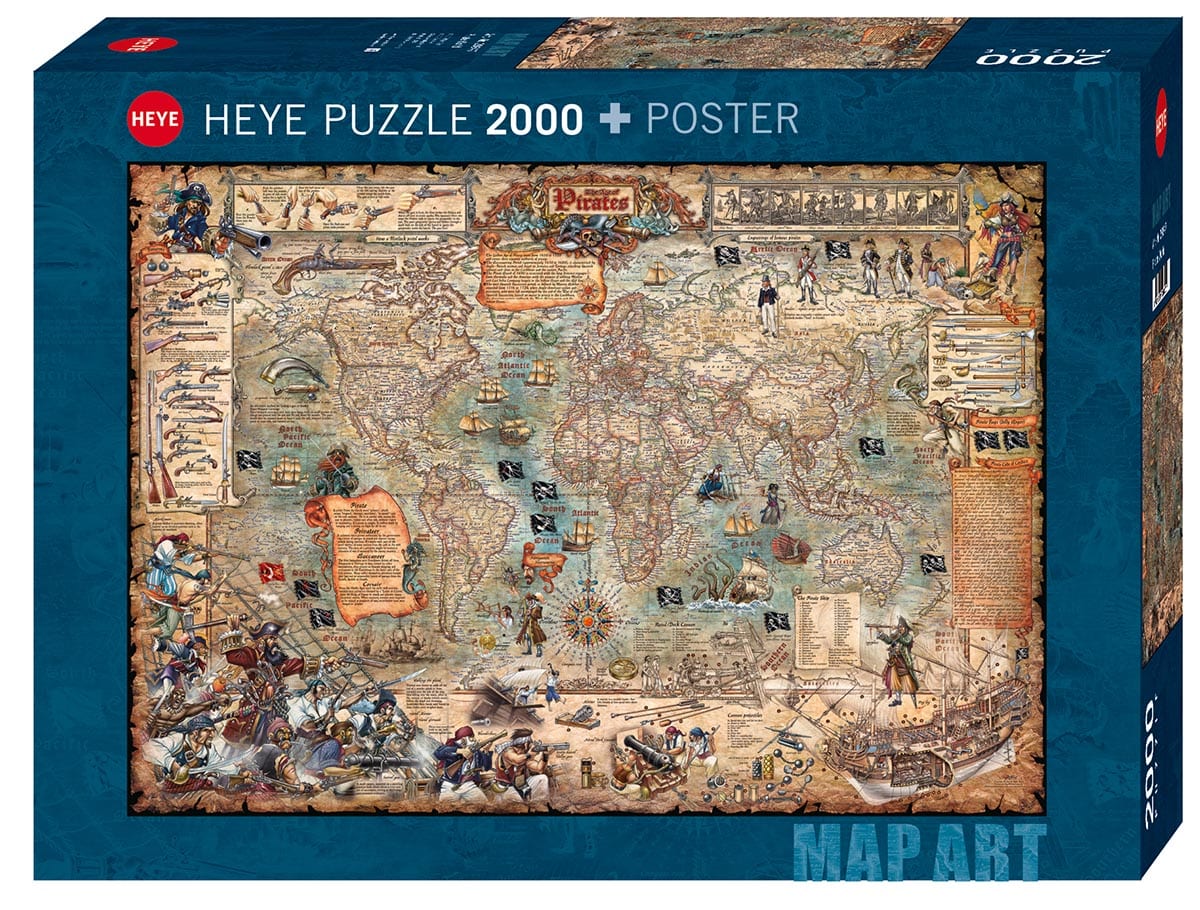 Pirate World - 2000 Piece Jigsaw Puzzle by Heye | Puzzle