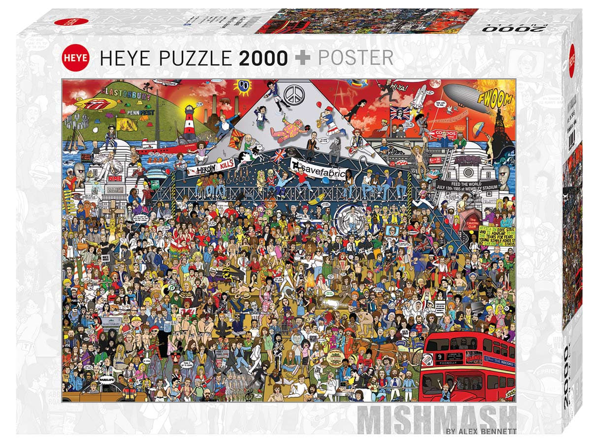 HEYE MISHMASH 2000 & FUNKY ZOO 1000 未開封！ Amazon.com: Heye Funky Zoo Transylvanian Habitat 1000 Piece