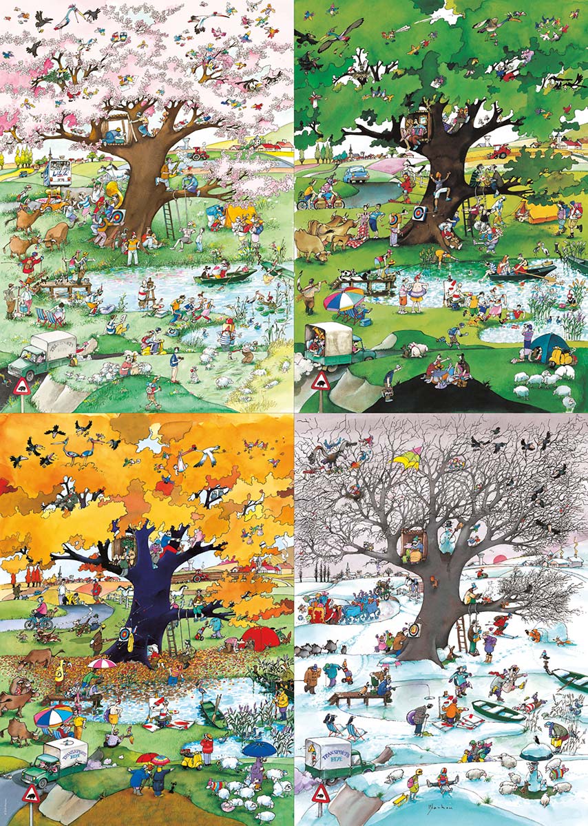 4 Seasons - Scratch and Dent Humor Jigsaw Puzzle