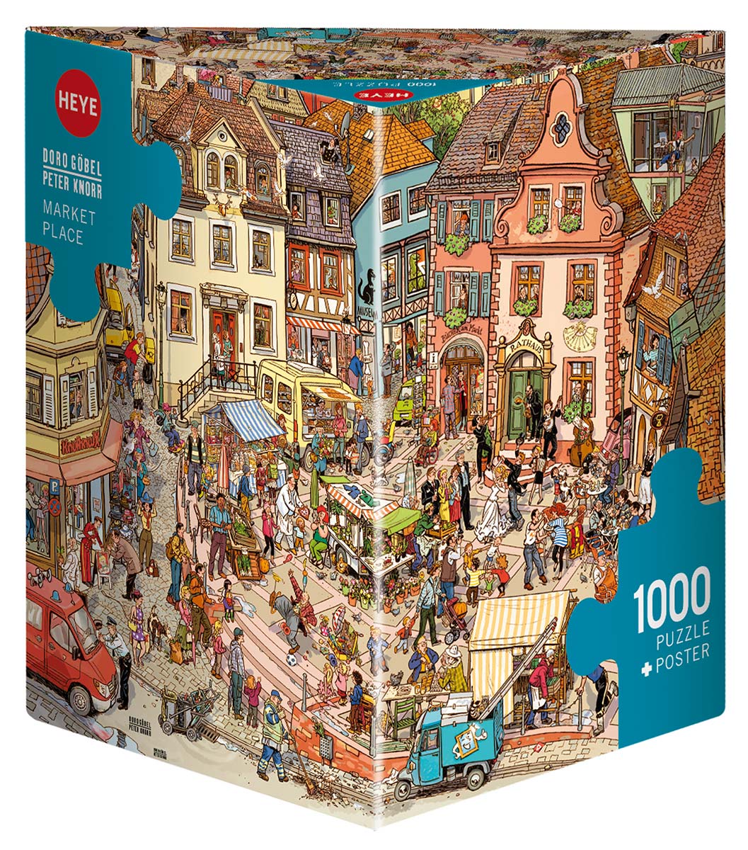 Market Place, 1000 Pieces, Heye | Puzzle Warehouse