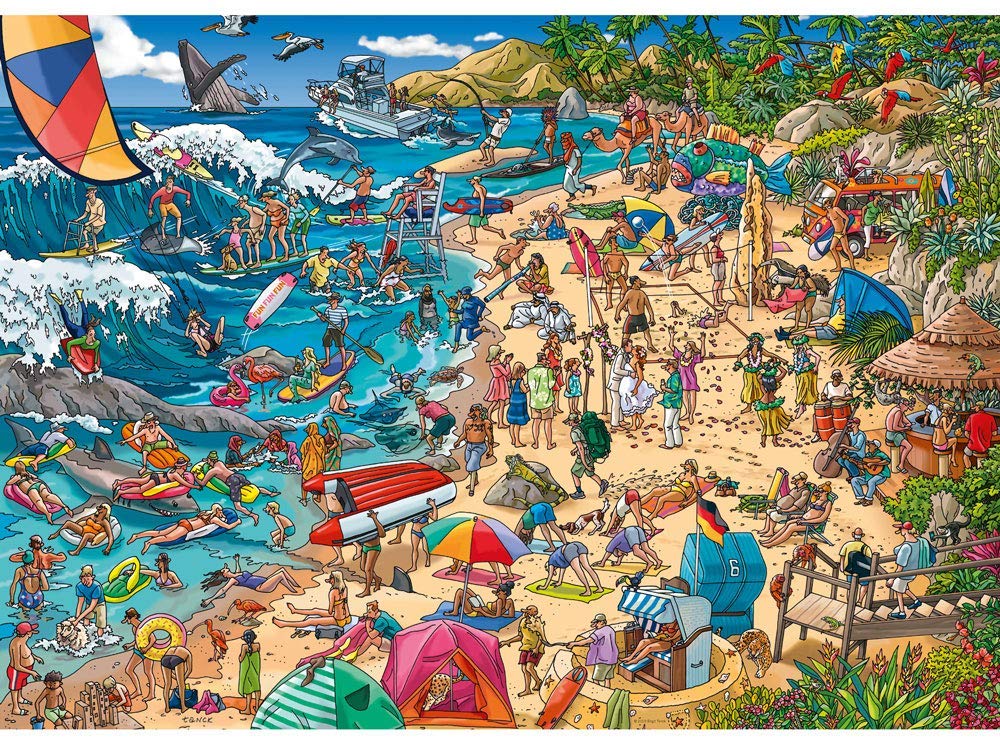 Seashore - Scratch and Dent Humor Jigsaw Puzzle