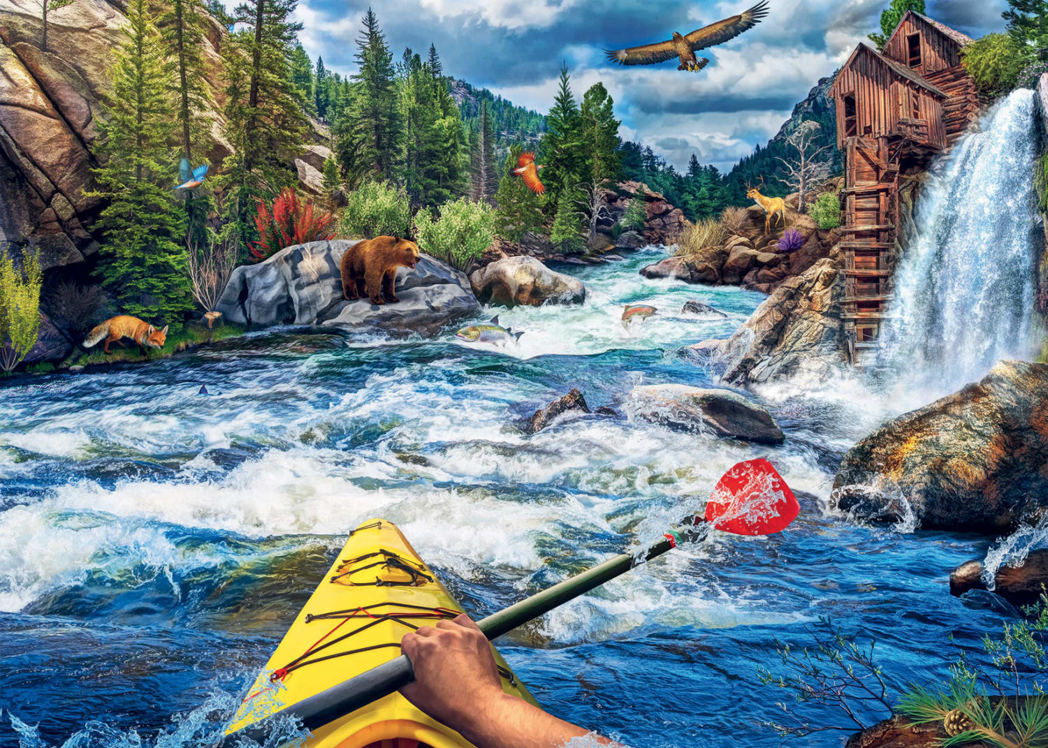 Whitewater Kayaking Sports