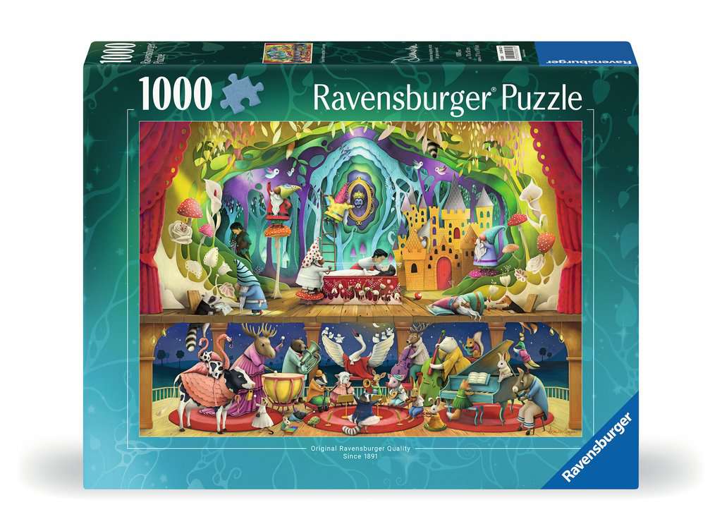 Snow White and 7 Gnomes Animals Jigsaw Puzzle