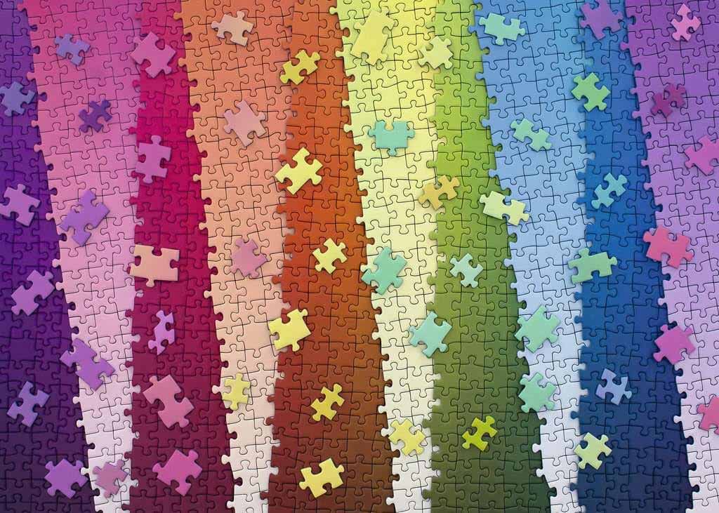 Colors on Colors Rainbow & Gradient Jigsaw Puzzle