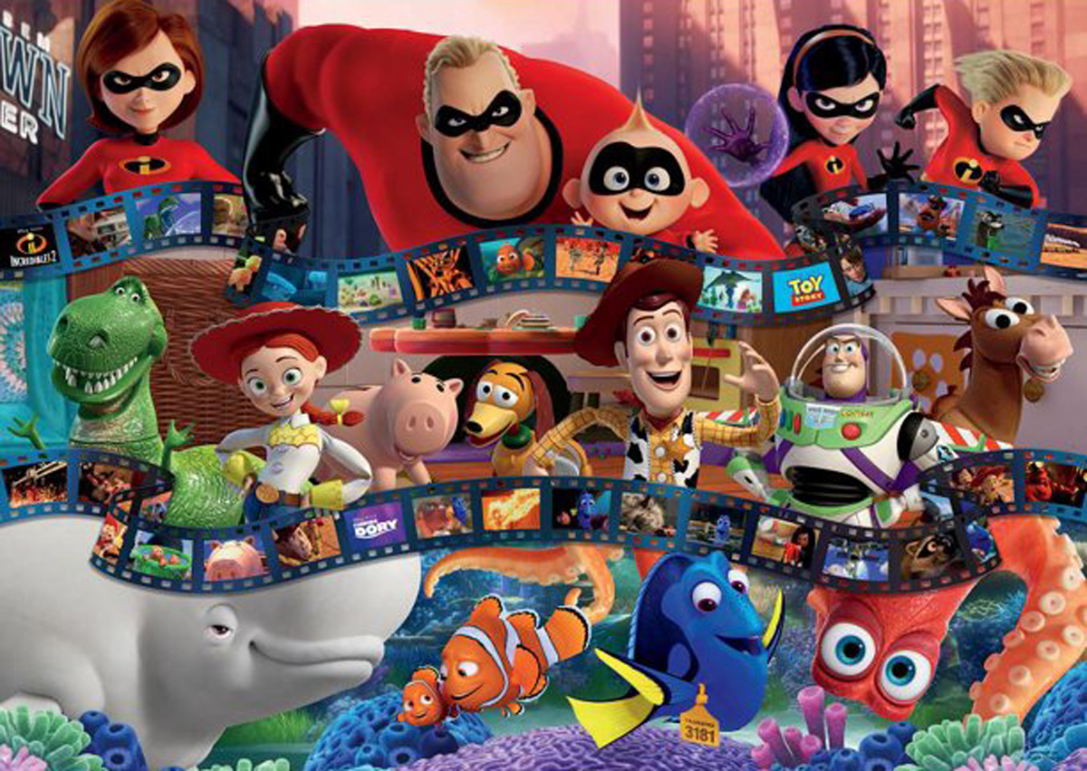 Pixar Friends Movies & TV Children's Puzzles By Ravensburger