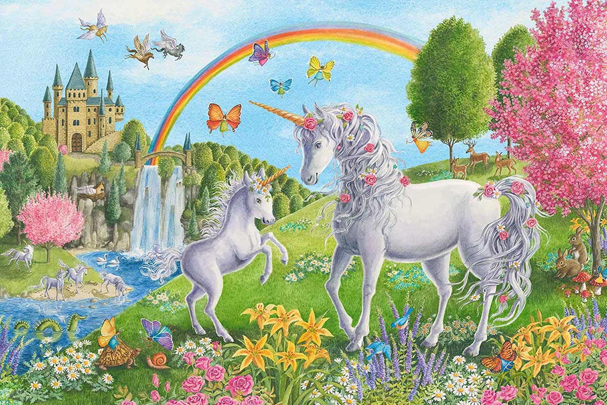 Prancing Unicorns, 24 Pieces, Ravensburger | Puzzle Warehouse