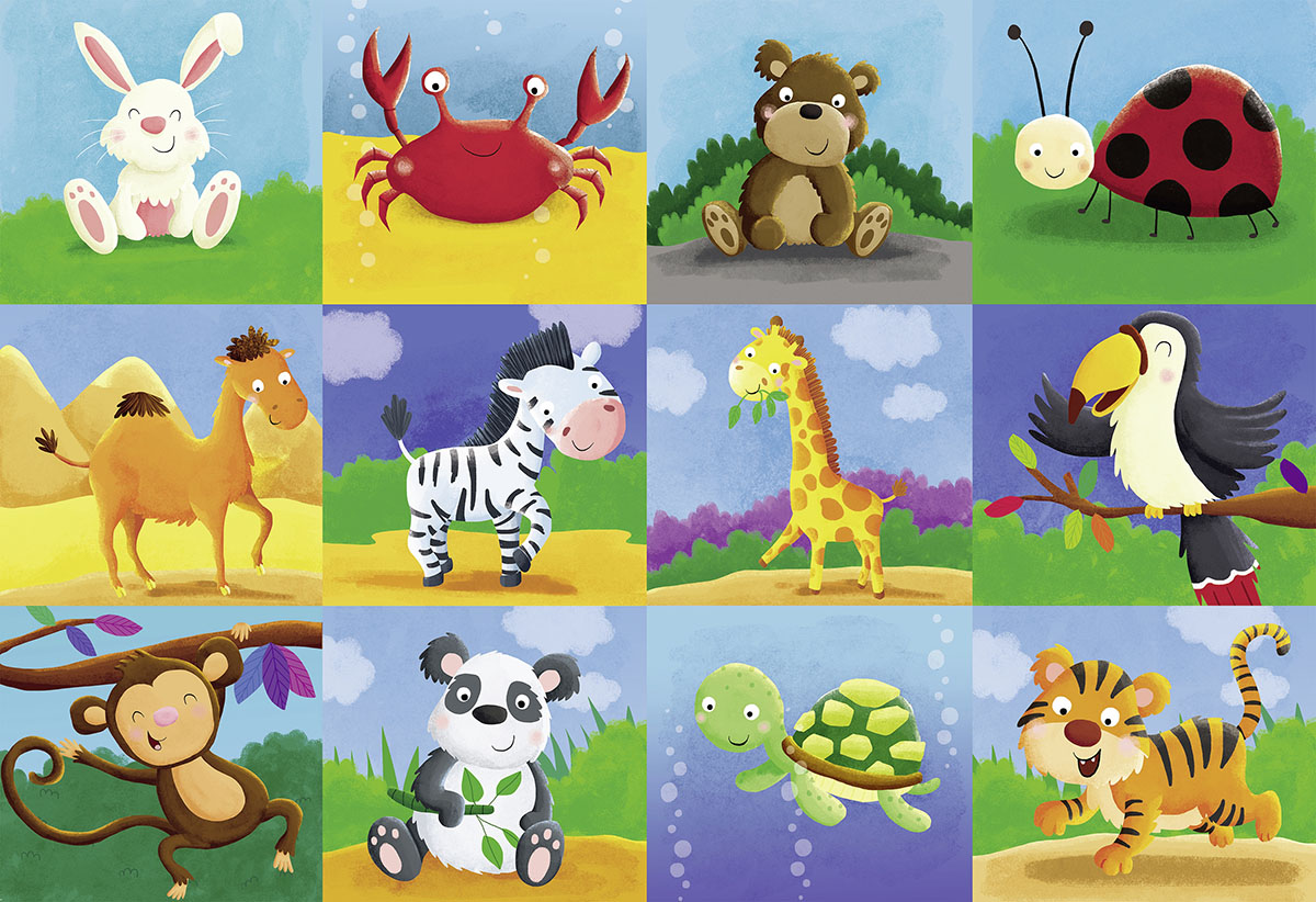 Animal Adventures - Scratch and Dent Animals Jigsaw Puzzle