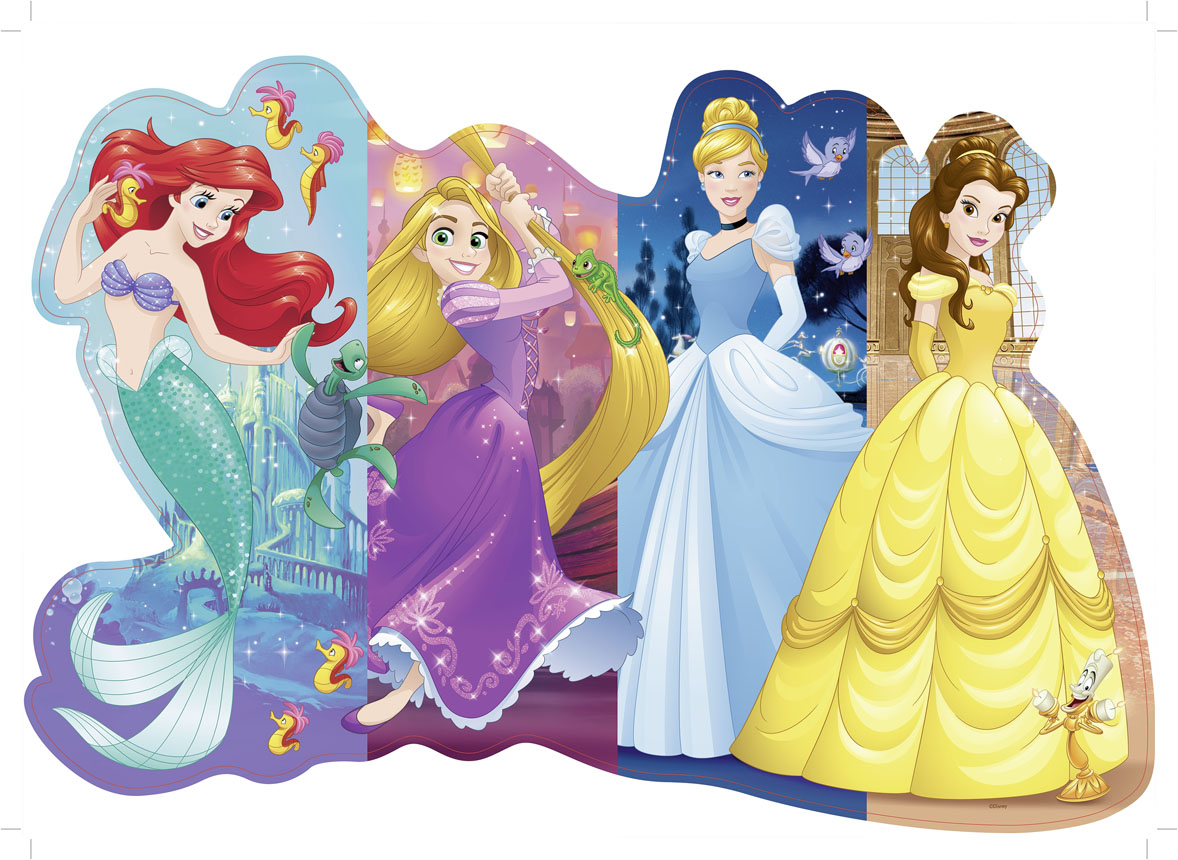 Pretty Princesses - Scratch and Dent Disney Shaped Puzzle