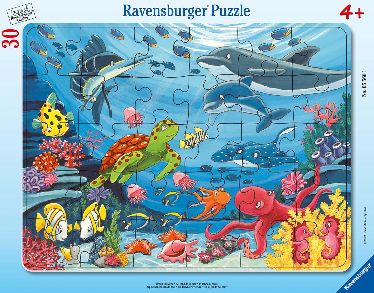 Underwater Friends  Sea Life Jigsaw Puzzle