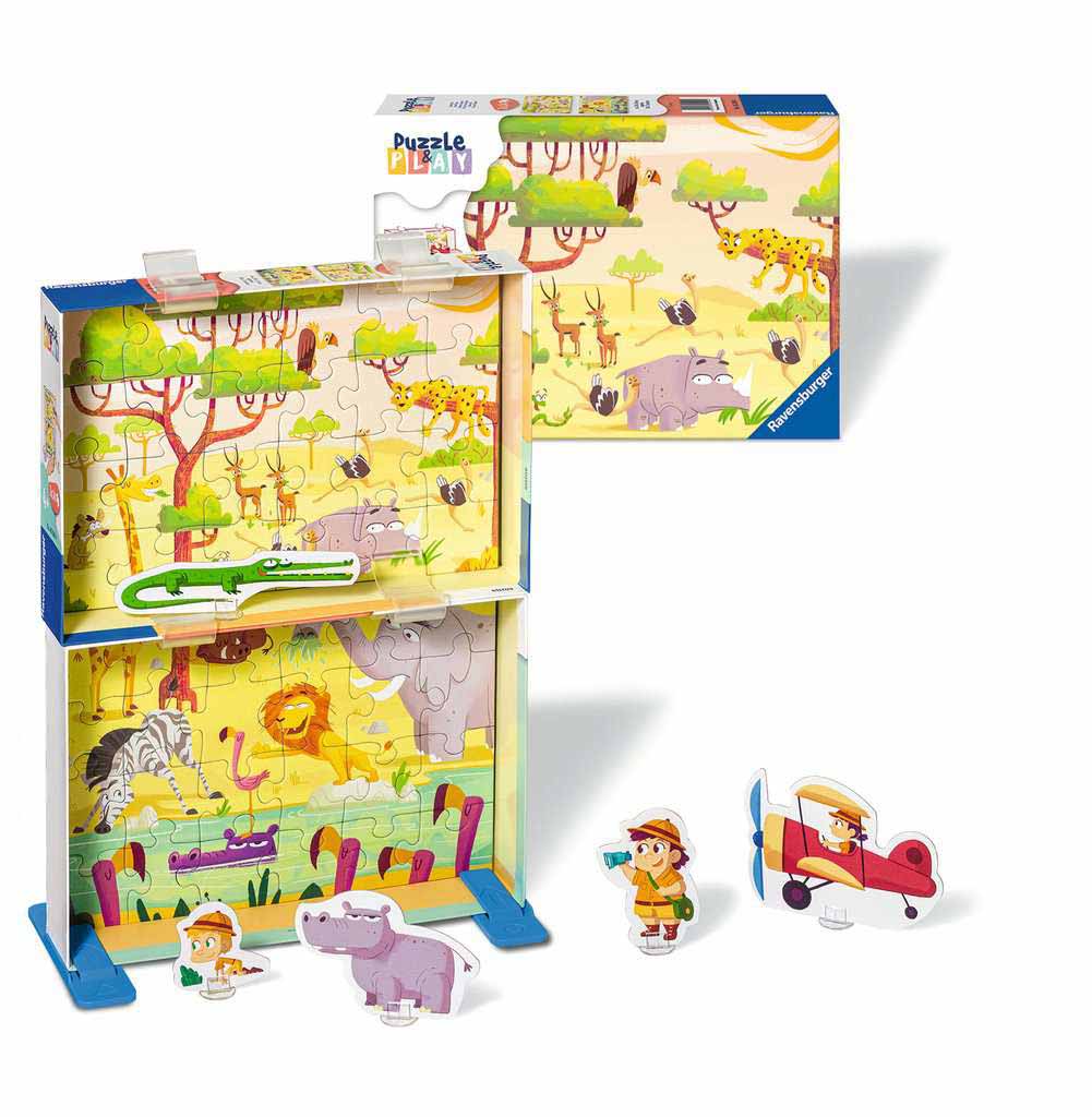 Puzzle & Play Safari Time Animals Jigsaw Puzzle