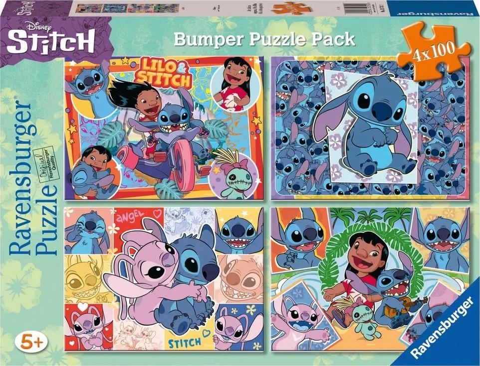 Stitch 4 x 100 , 100 Pieces, Ravensburger | Puzzle Warehouse