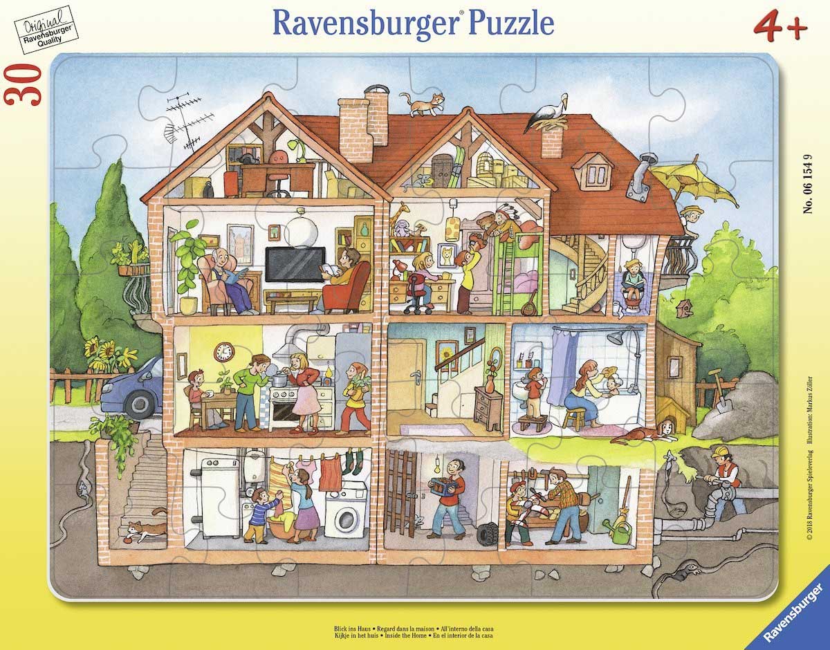 Inside the House - Scratch and Dent Around the House Jigsaw Puzzle