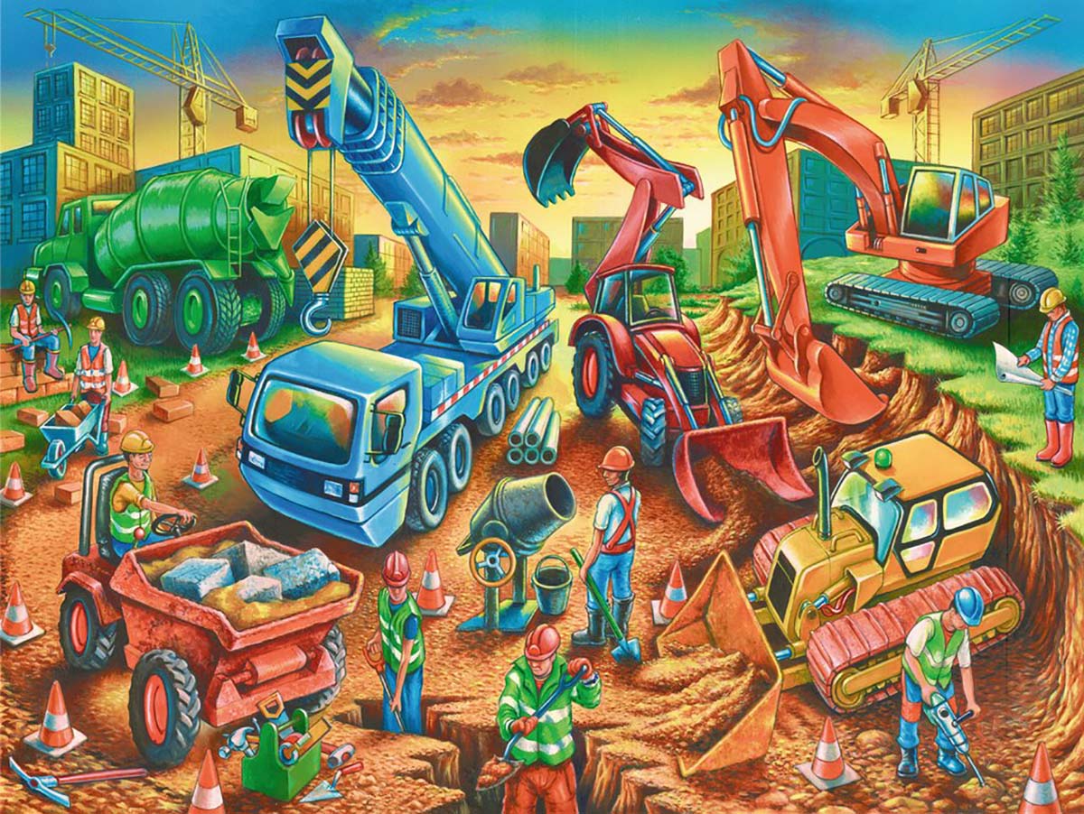 Construction Crew - Scratch and Dent Construction Jigsaw Puzzle