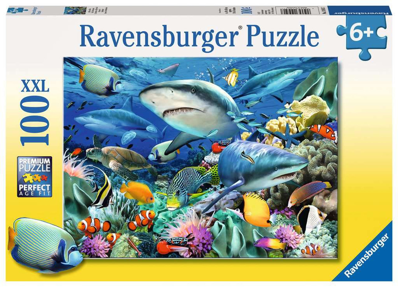 Shark Reef, 100 Pieces, Ravensburger | Puzzle Warehouse