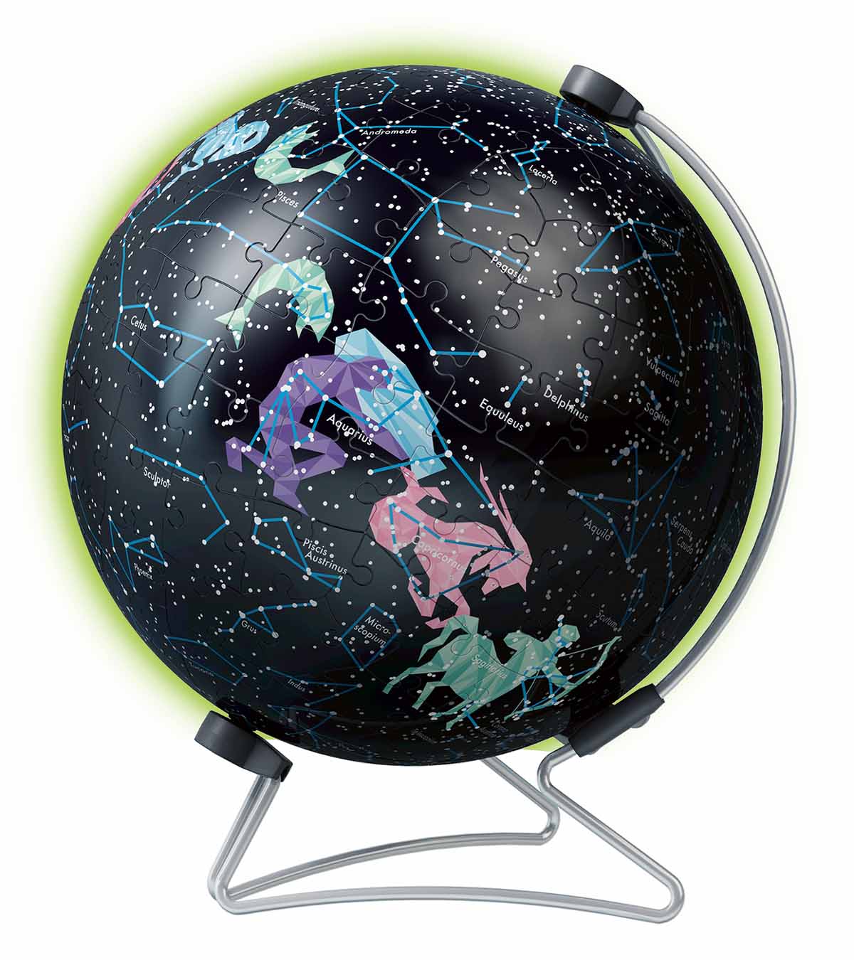 Glow in Dark Star Globe Astrology & Zodiac Glow in the Dark Puzzle