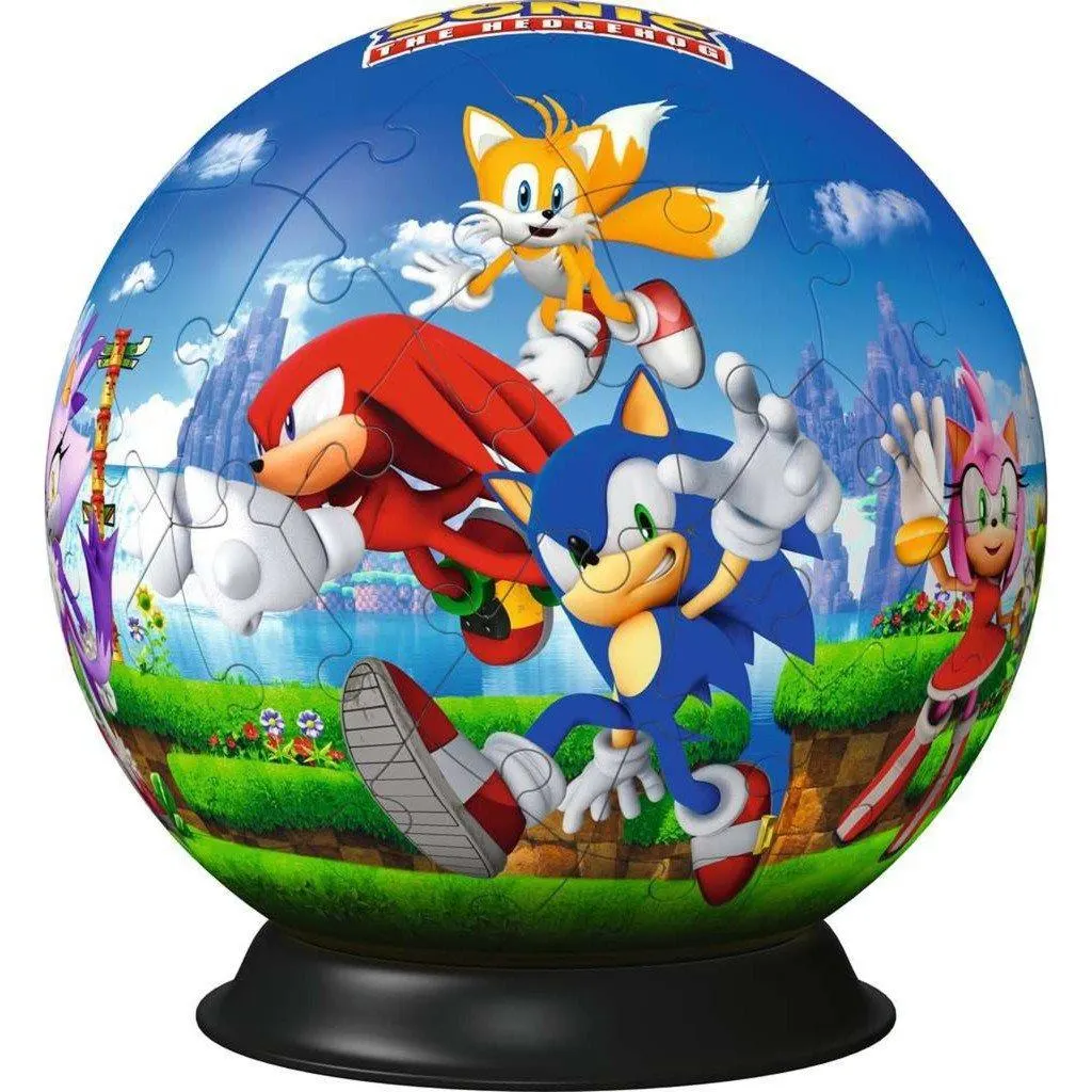 ソニック パズルボール Sonic the Hedgehog 3D Puzzle Ball 72pc - 72 Piece Jigsaw