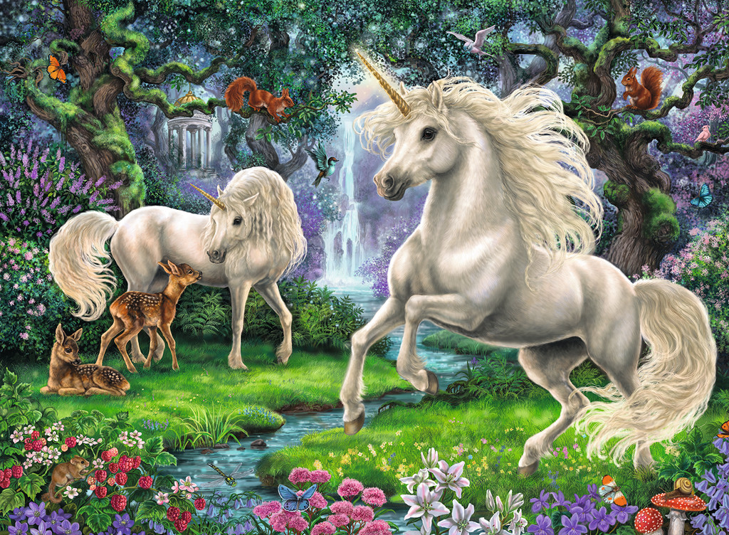 Magic Forest Unicorn Children's Puzzles By Educa