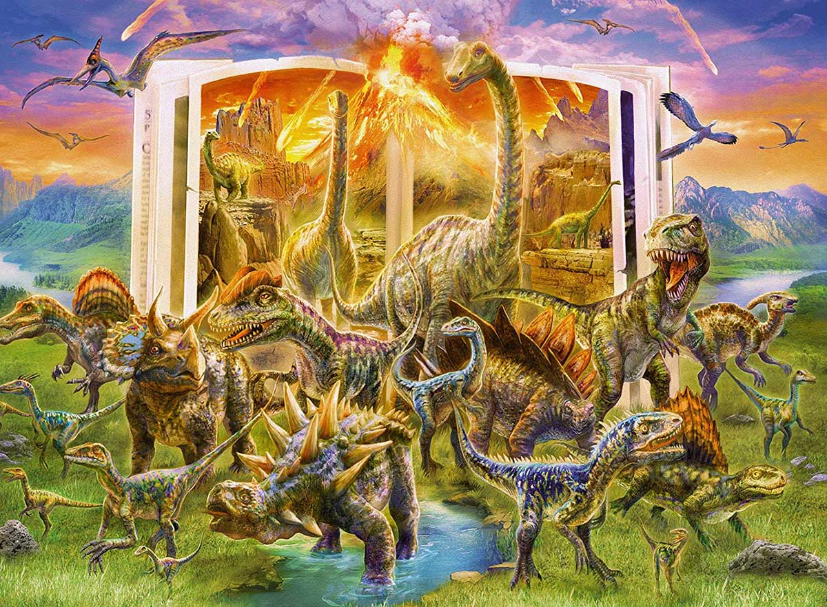 Land of the Dinosaurs History Jigsaw Puzzle By Tomax Puzzles