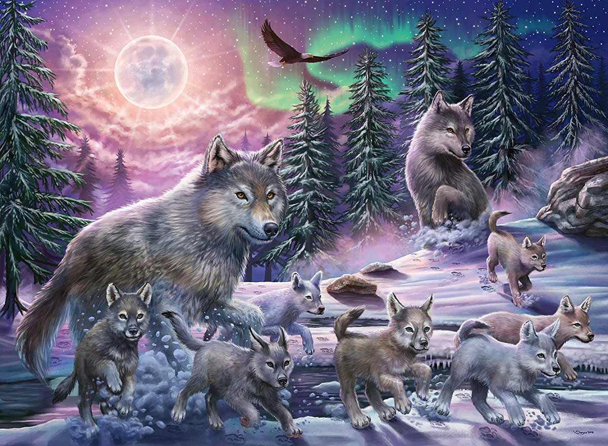 Northern Wolves - Scratch and Dent Wolf Jigsaw Puzzle