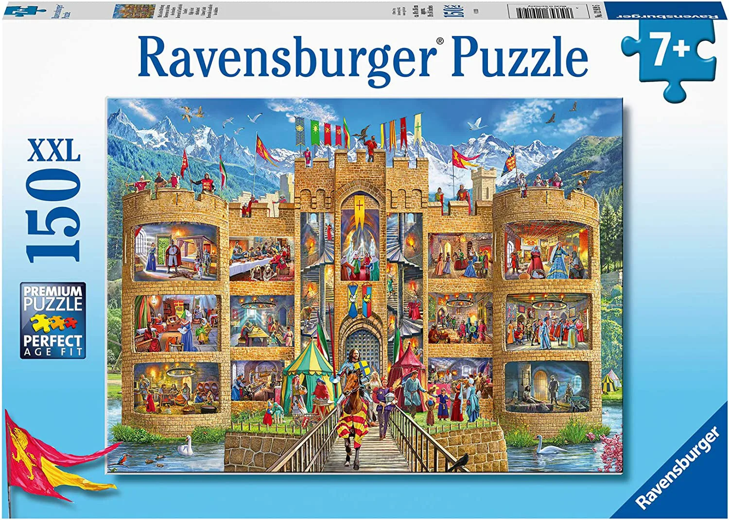 Cutaway Castle - 150 Piece Jigsaw Puzzle by Ravensburger