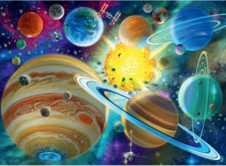 Cosmic Connection Space Jigsaw Puzzle