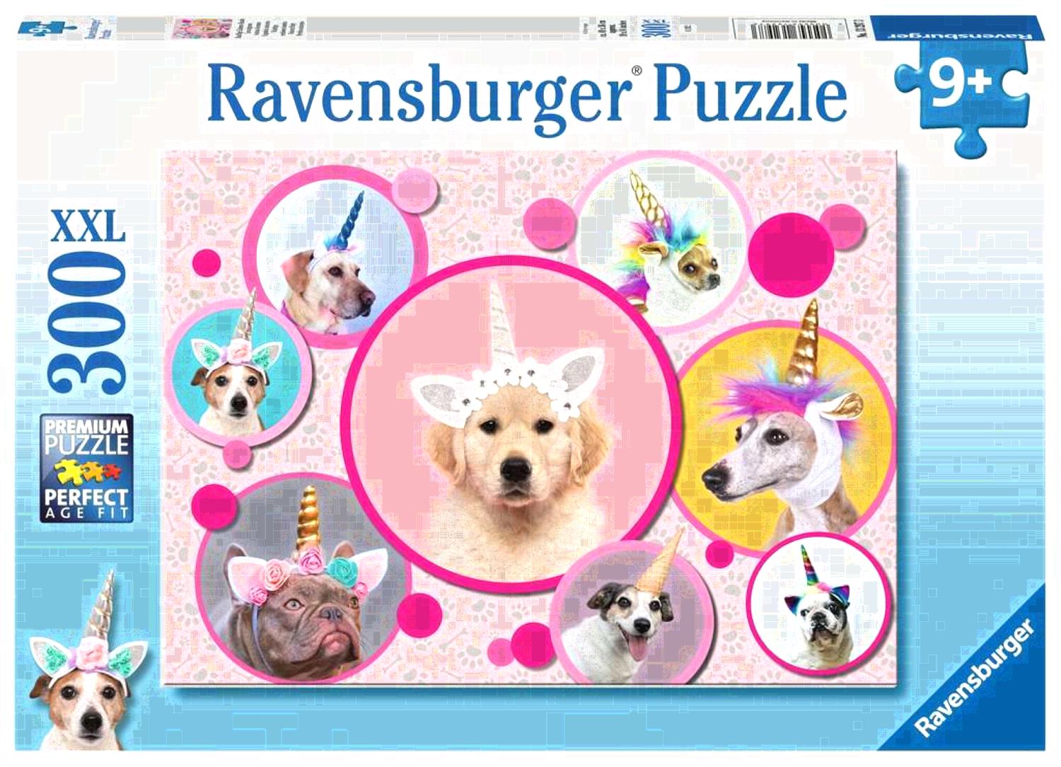 Unicorn Party Dogs Jigsaw Puzzle