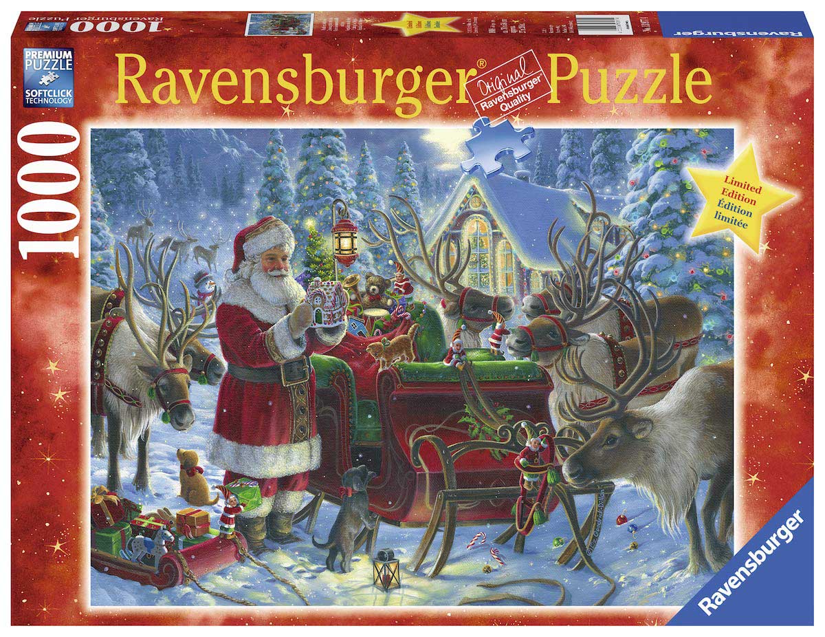 Packing the Sleigh, 1000 Pieces, Ravensburger | Puzzle Warehouse