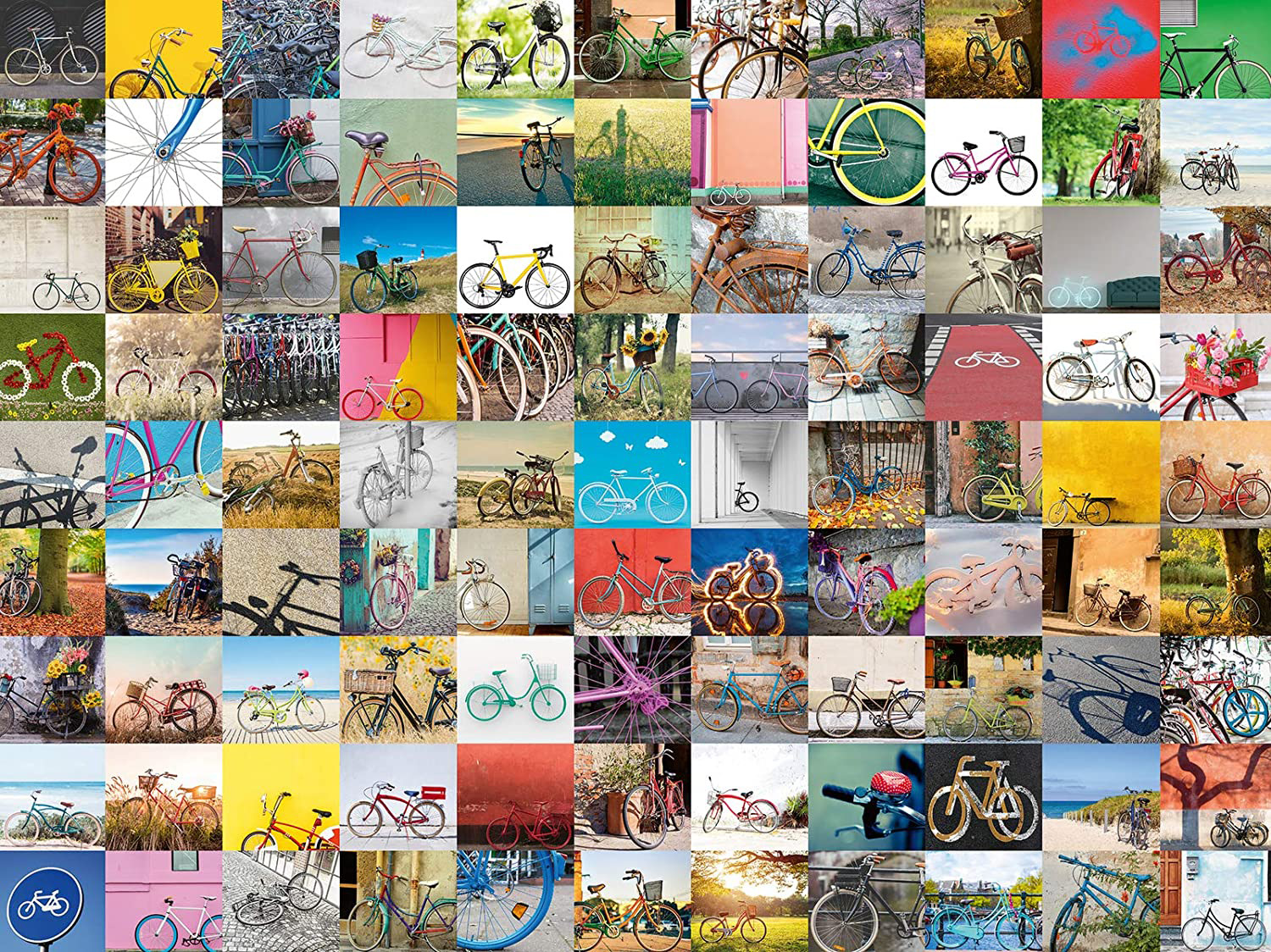 99 Bicycles Vehicles Jigsaw Puzzle