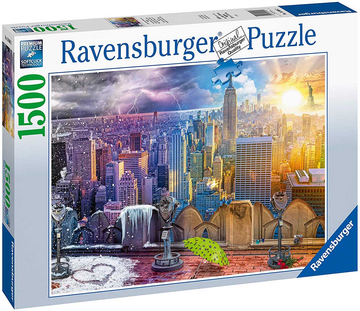 Day & Night NYC Skyline - Scratch and Dent New York Jigsaw Puzzle