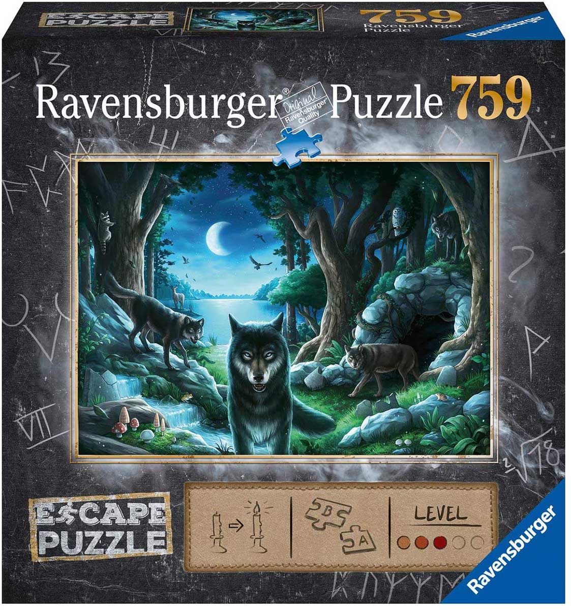 Curse of the Wolves - Scratch and Dent Wolf Jigsaw Puzzle