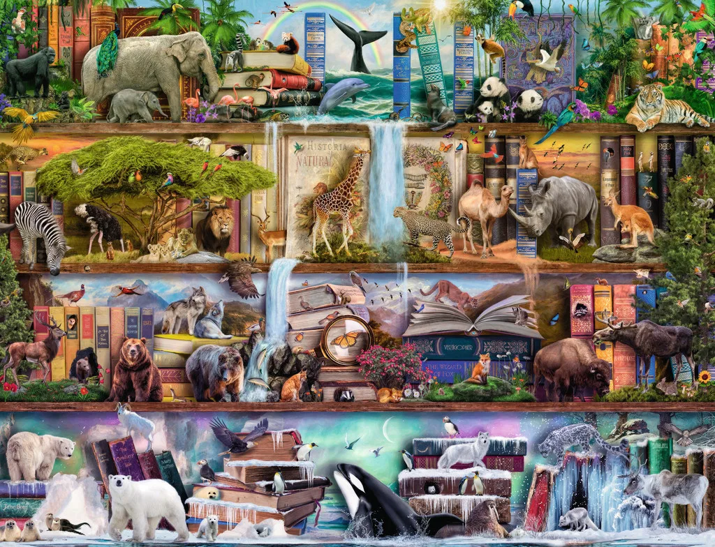 Wild Kingdom Shelves Animals