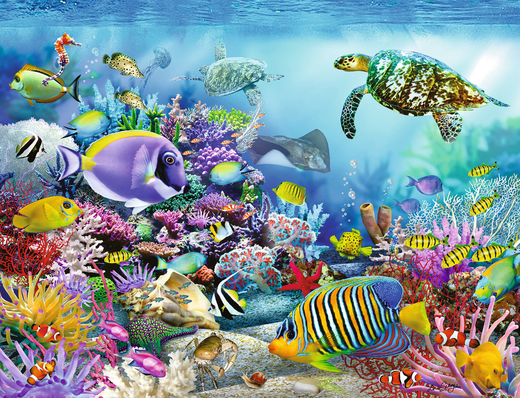Coral Sea Sea Life Jigsaw Puzzle By Cobble Hill