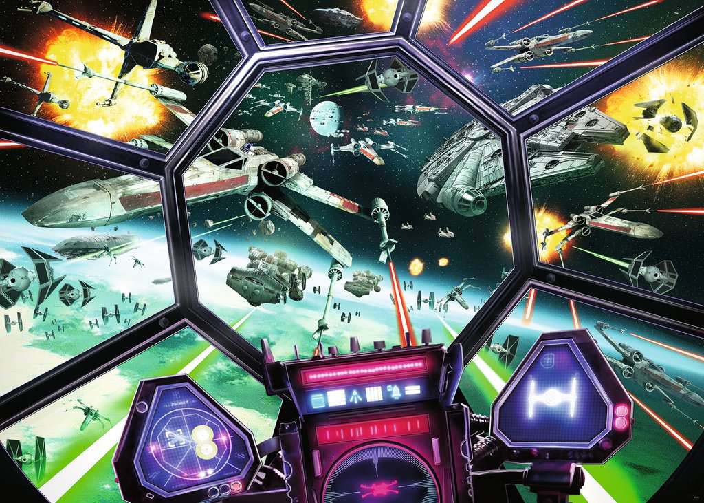 Star Wars:TIE Fighter Cockpit Movies & TV Jigsaw Puzzle