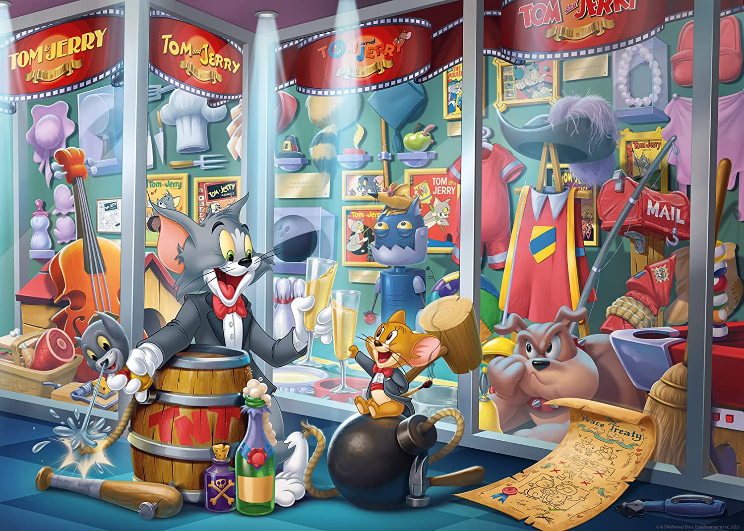 Tom & Jerry Hall of Fame Humor Jigsaw Puzzle