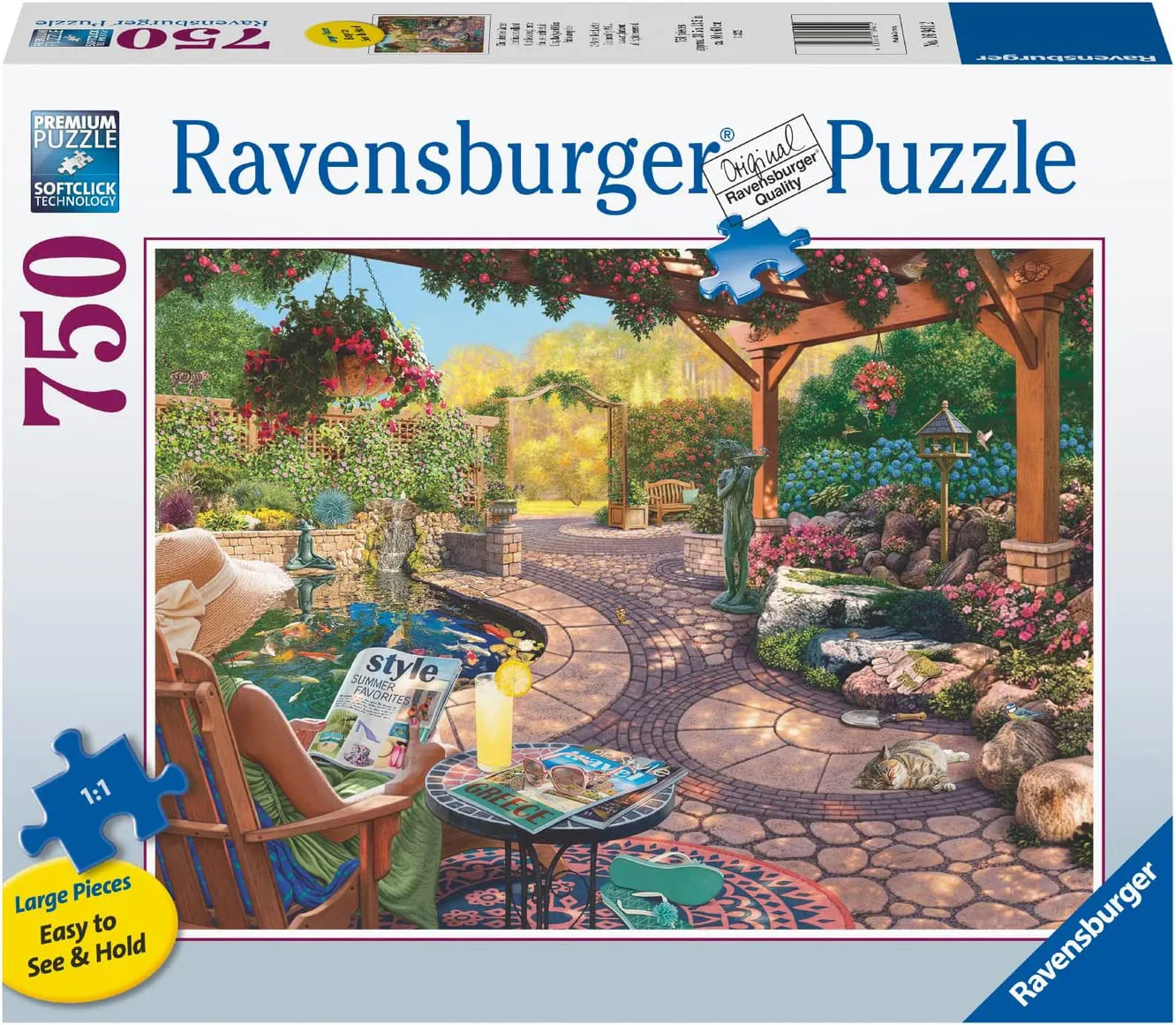 ラヴジョイの庭 Cozy Backyard Bliss - 750 Piece Jigsaw Puzzle by
