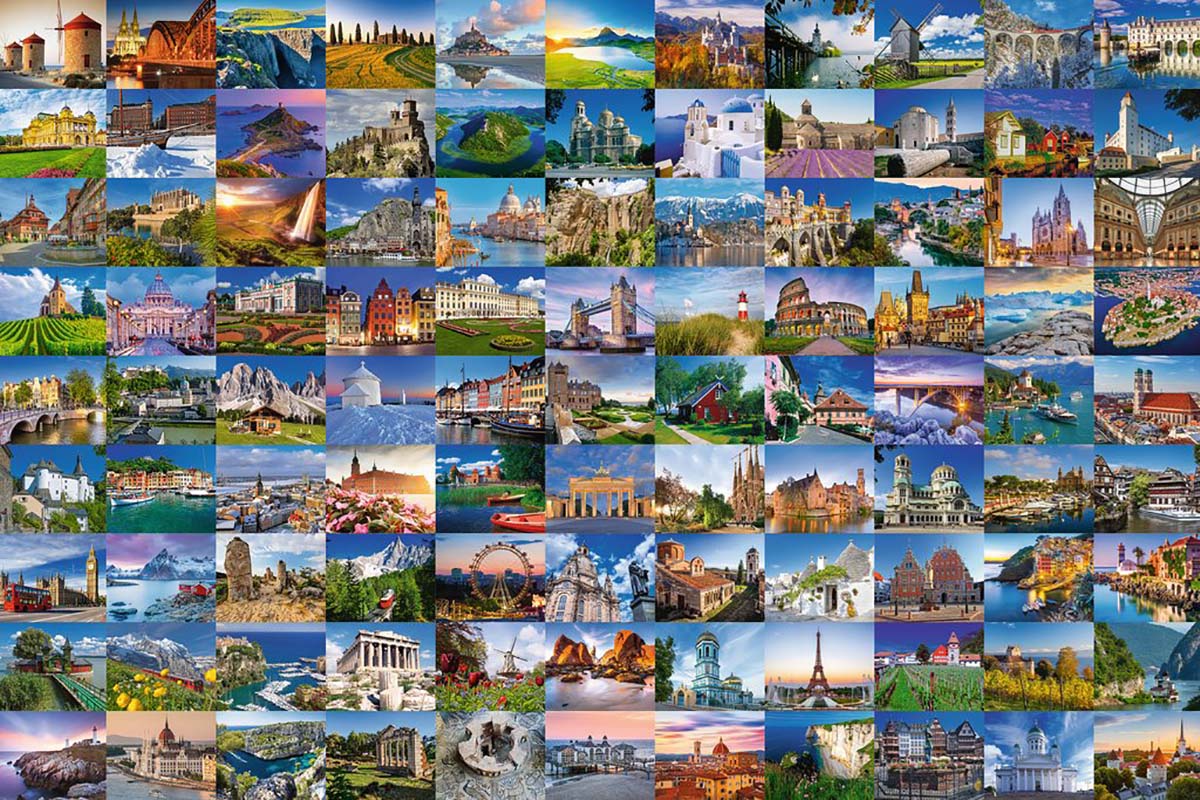 Beautiful Places of Europe - Scratch and Dent Photography Jigsaw Puzzle