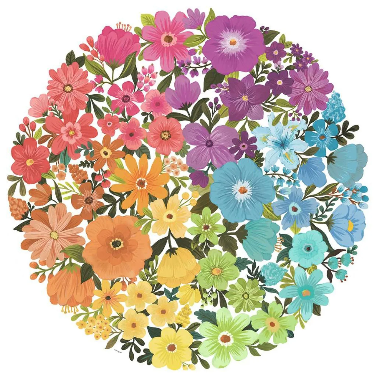 Flowers - 500 Piece Jigsaw Puzzle by Ravensburger | Puzzle