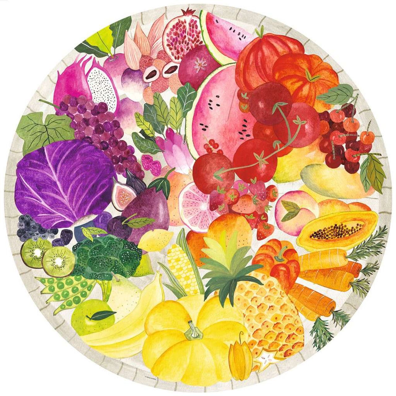 Fruits and Vegetables Mother's Day Jigsaw Puzzle
