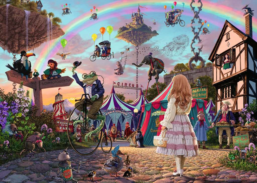 Look & Find: Enchanted Circus Fantasy Jigsaw Puzzle