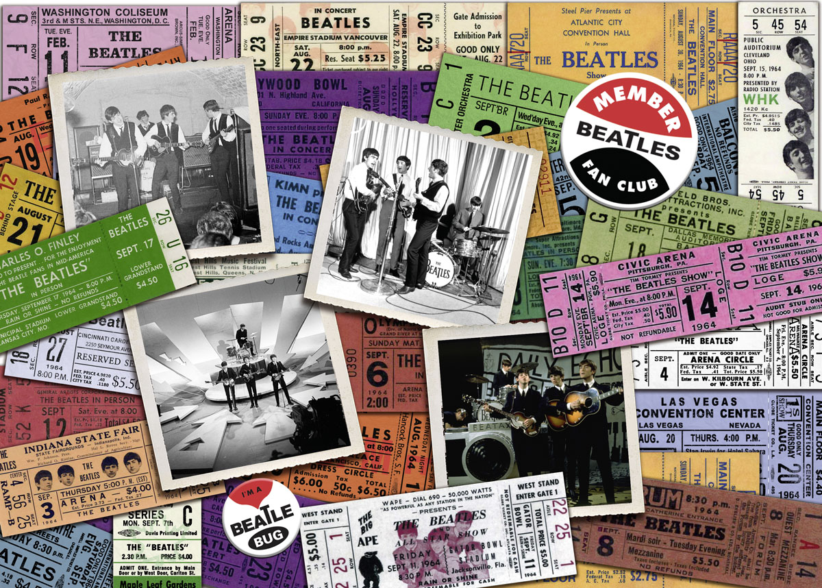 Beatles: Tickets - Scratch and Dent Music Jigsaw Puzzle