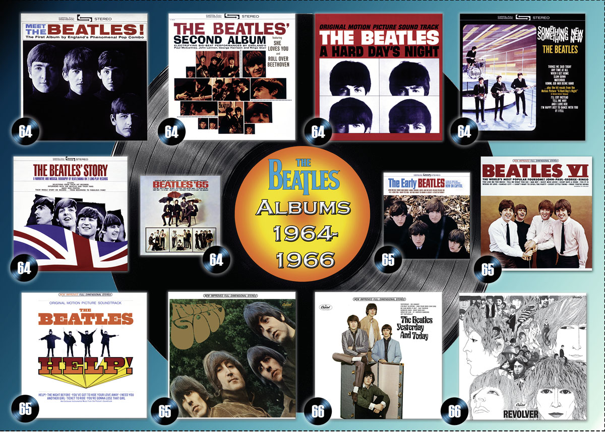 Beatles: Albums 1964-66 - Scratch and Dent Father's Day Jigsaw Puzzle