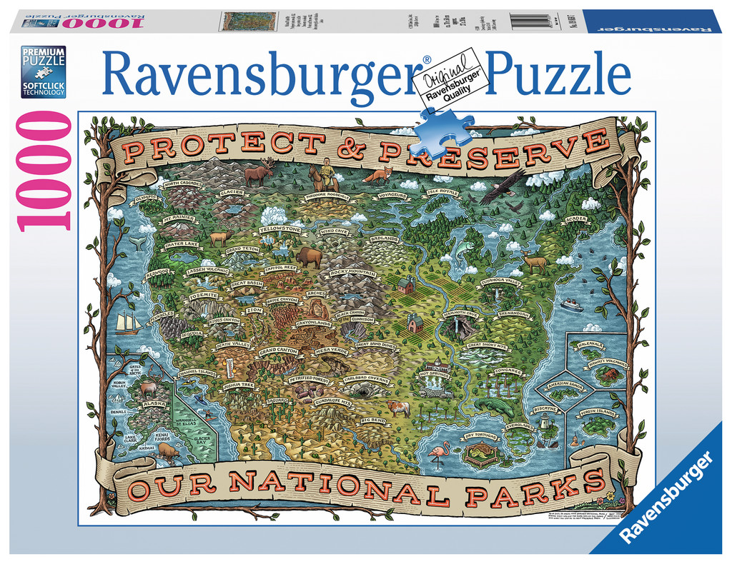 West Coast Tranquility Collage Jigsaw Puzzle By Ravensburger