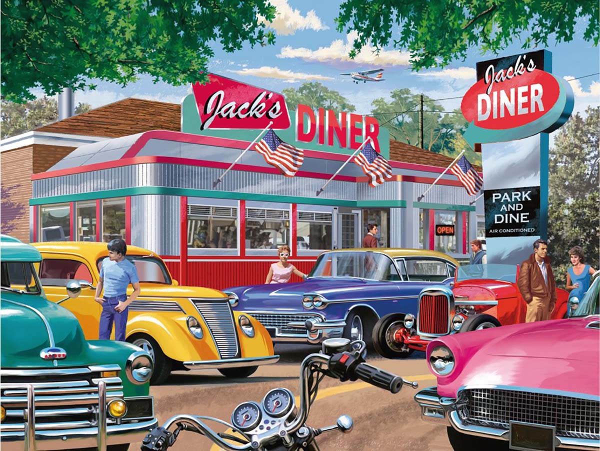 Meet you at Jack's - Scratch and Dent Food and Drink Jigsaw Puzzle
