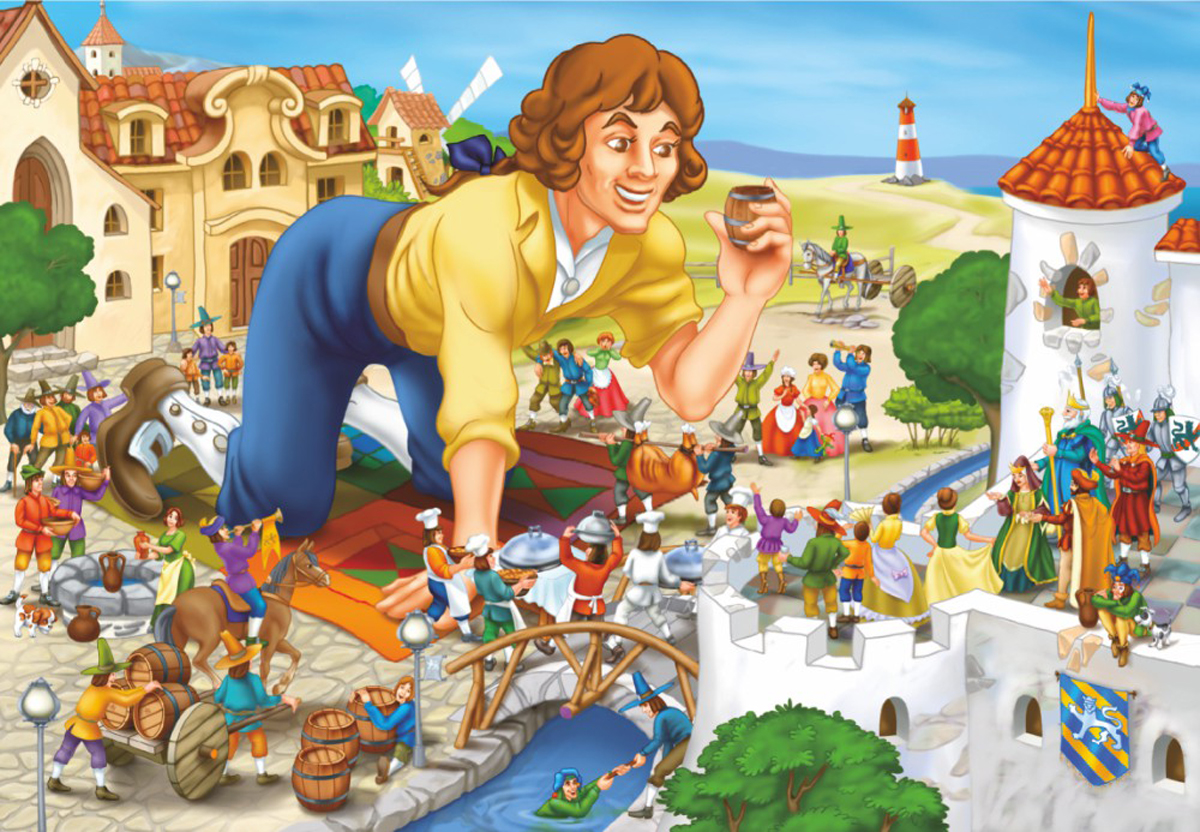 Gulliver's Travels Fantasy Jigsaw Puzzle