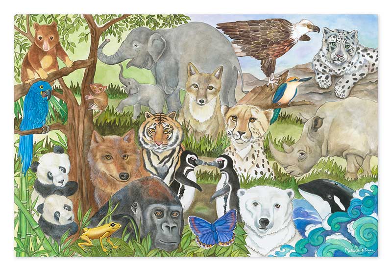 Endangered Species - Scratch and Dent Animals Jigsaw Puzzle