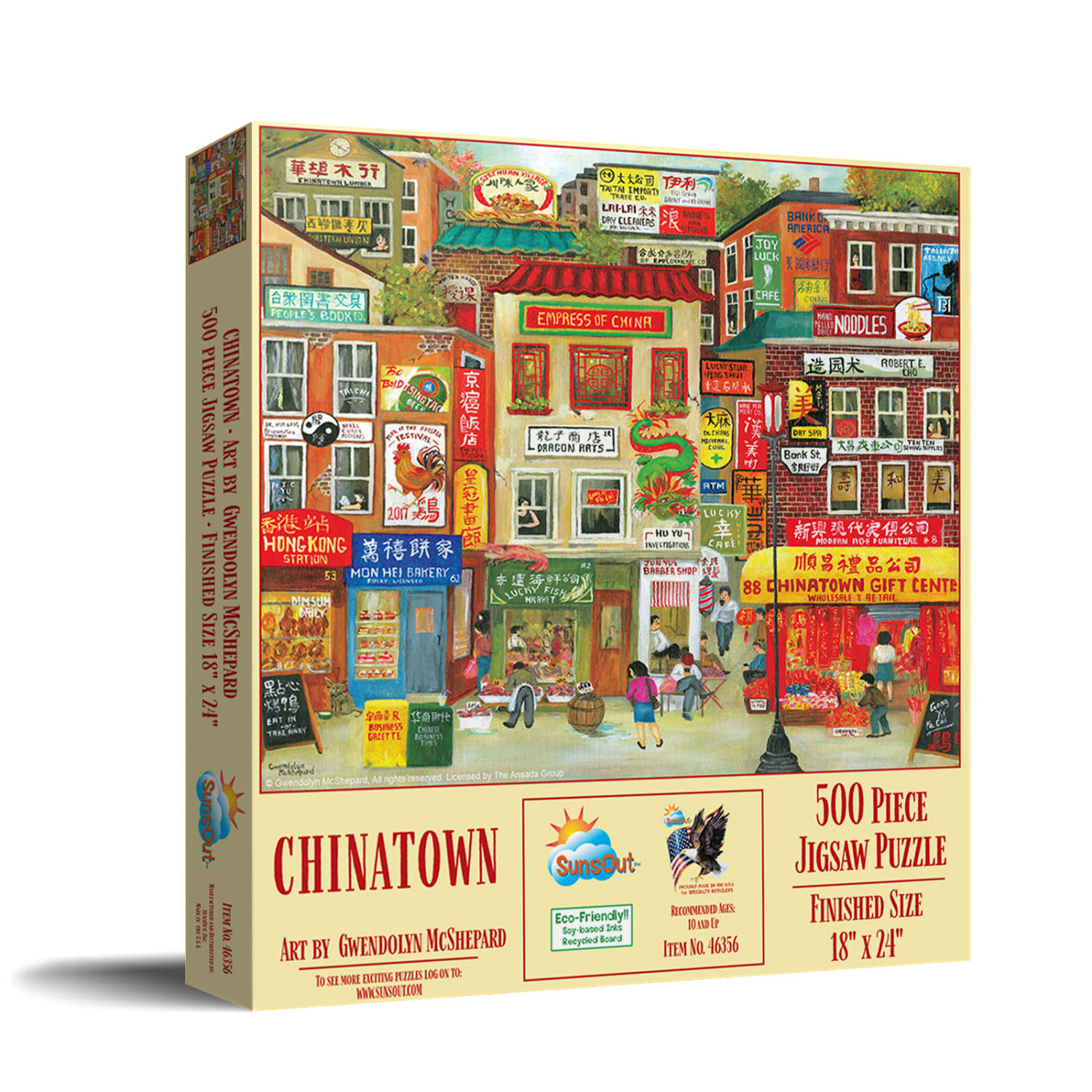 Chinatown - 500 Piece Jigsaw Puzzle by SunsOut | Puzzle
