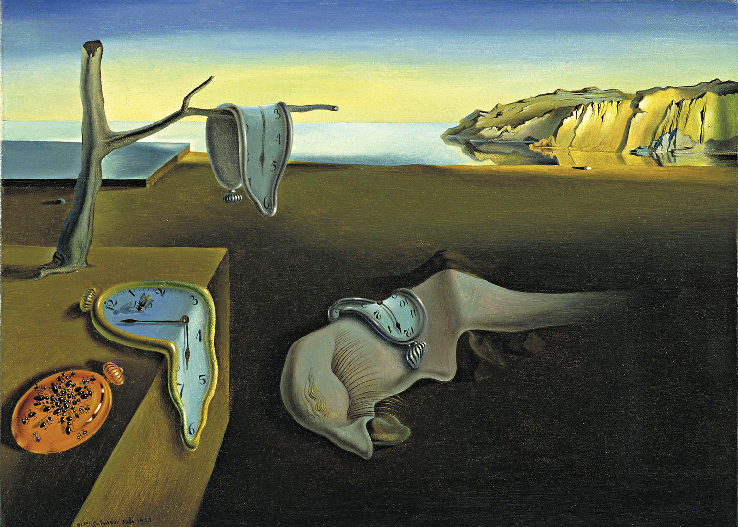 The Persistence of Memory Surrealism Jigsaw Puzzle