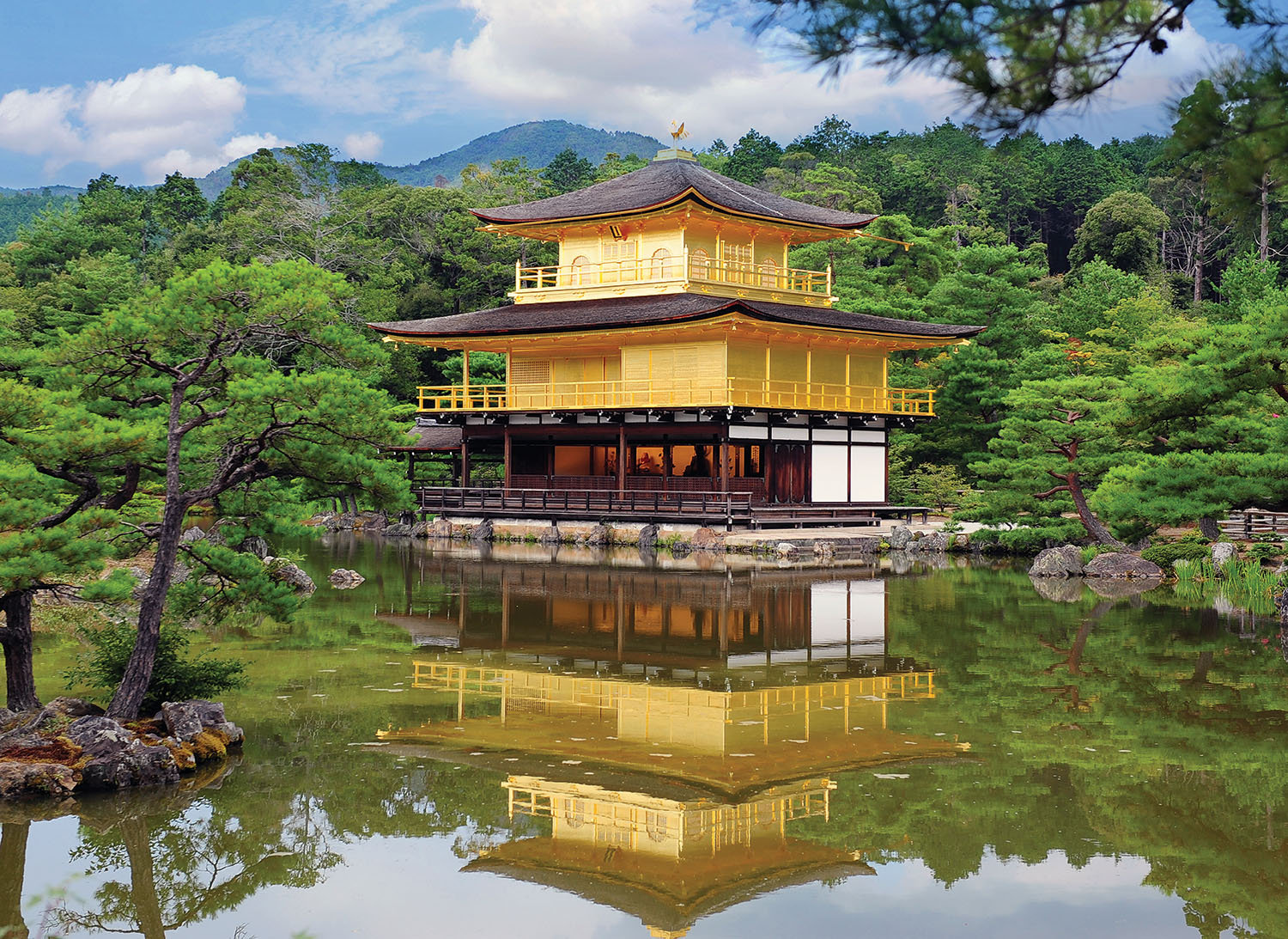 Kinkakuji Temple, Japan Landmarks & Monuments Jigsaw Puzzle