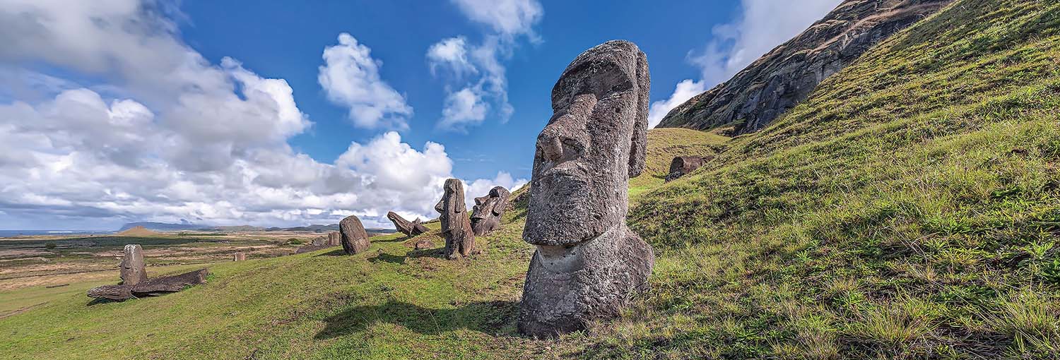 Moai Statues On Easter Island Travel Jigsaw Puzzle