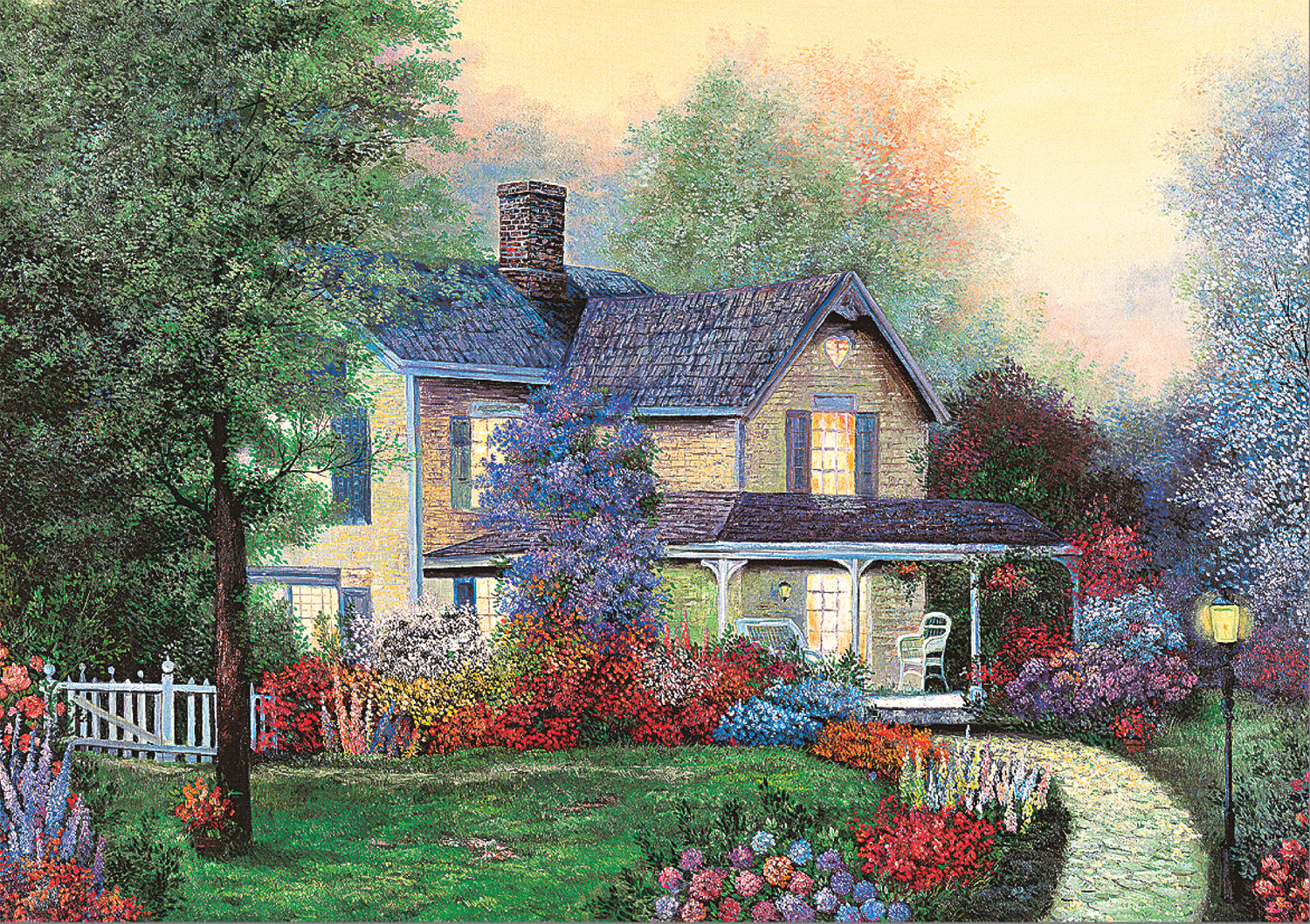 The Dream Flower Garden Countryside Jigsaw Puzzle